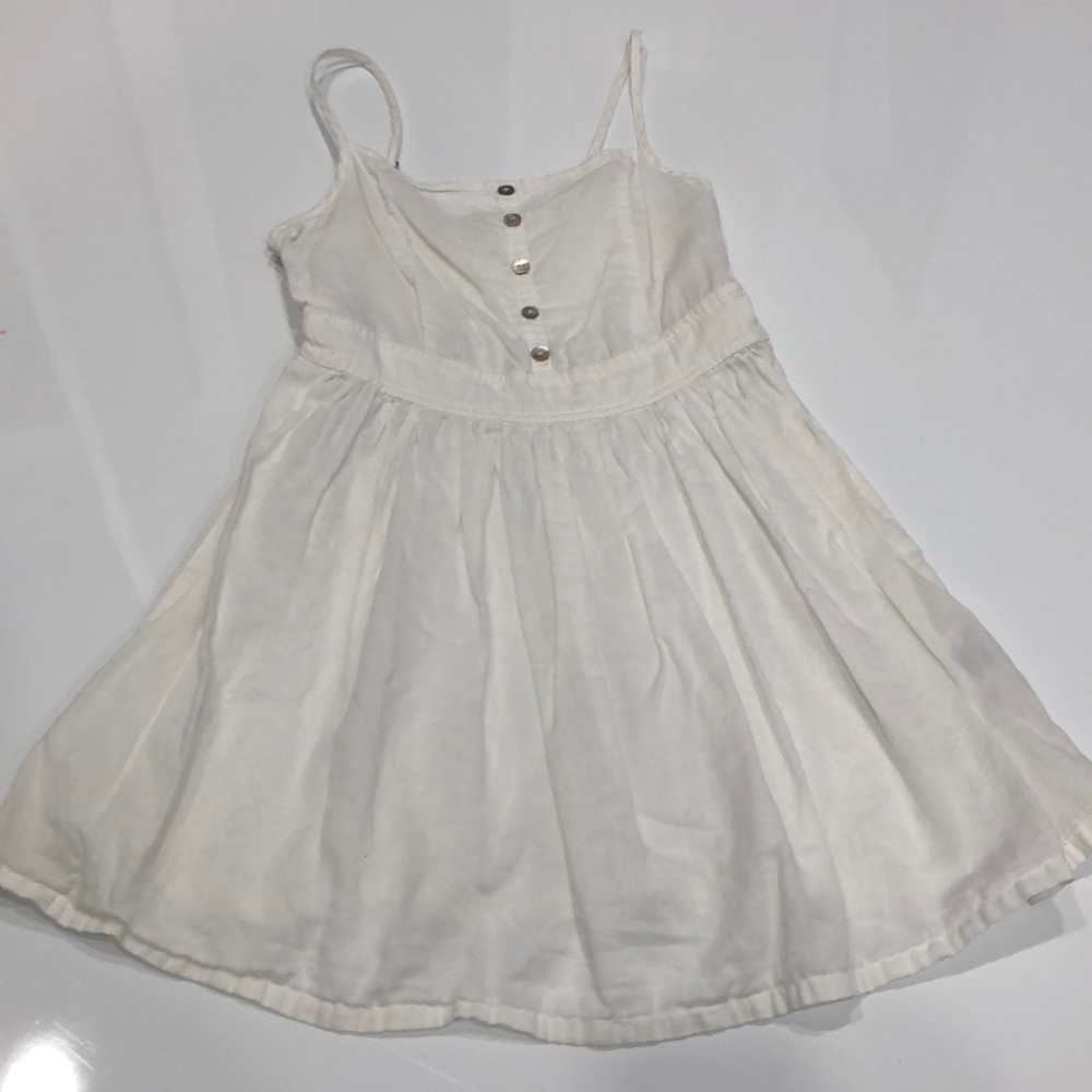 Eddie Pen Shirt White Dress Size 8